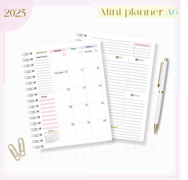 Mini Planner A6 2025