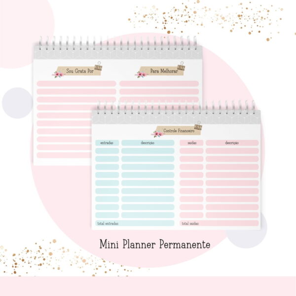 Mini Planner A6 Permanente Professora