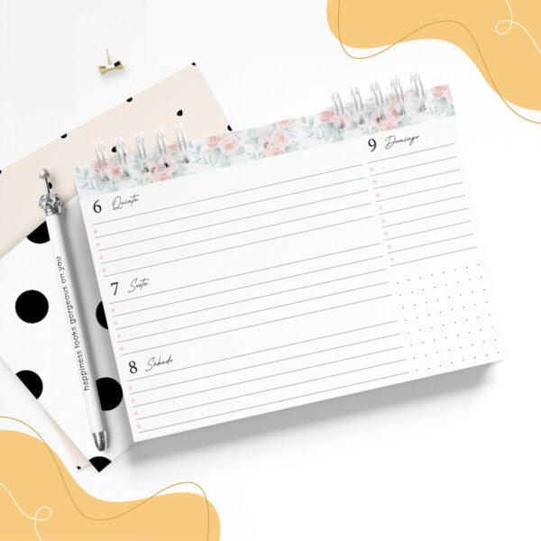 Mini Planner Floral