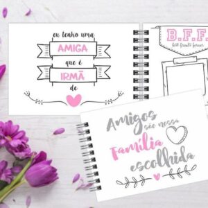Miolo para Álbum Amigas/Amizade