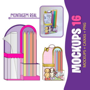 Mockups Caixas Papelaria Festas 8 - Arquivo Digital 9 Mockups Caixas Papelaria Festas 8 - Arquivo Digital
