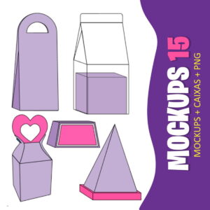 Mockups Caixas Papelaria Festas 9 - Arquivo Digital