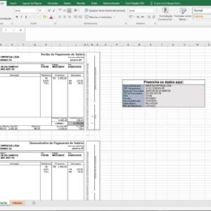 Modelo Holerite Contracheque Tabelas Atualizadas Inss Irrf