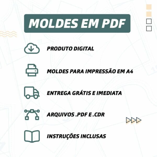 Molde Camiseta Básica Masculina - Tamanho Pp Ao Gg