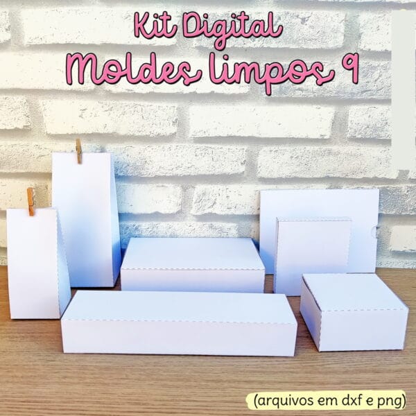 Moldes Limpos Caixinhas