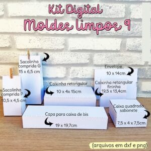 Moldes Limpos Caixinhas