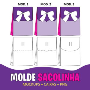 Moldes Sacolinhas - Arquivo Digital
