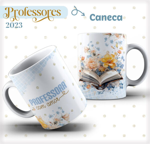 Pack 04 Artes Canecas Dia dos Professores