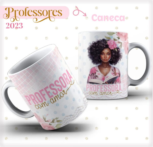 Pack 04 Artes Canecas Dia dos Professores