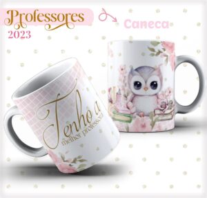 Pack 04 Artes Canecas Dia dos Professores