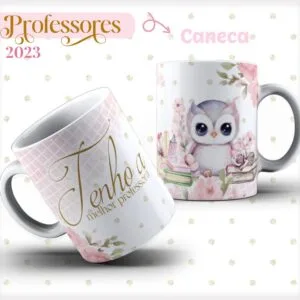 Pack 04 Artes Canecas Dia dos Professores 12 Pack 04 Artes Canecas Dia dos Professores