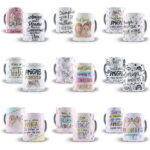 Pack 100 Artes Caneca Dia do Amigo Amizade Sublimação