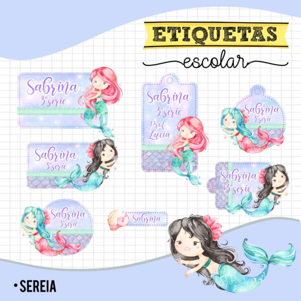 Pack 22 Etiquetas Escolares