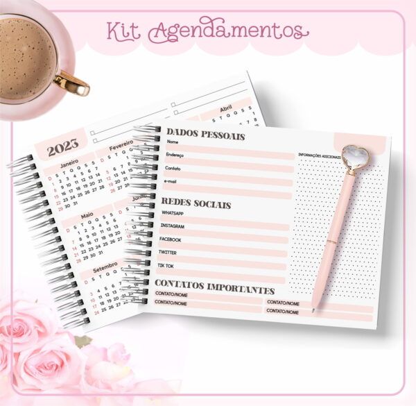 Pack Agendamentos Horizontal