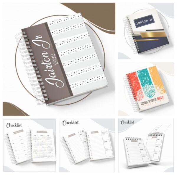 Pack Agendas Checklist Masculina
