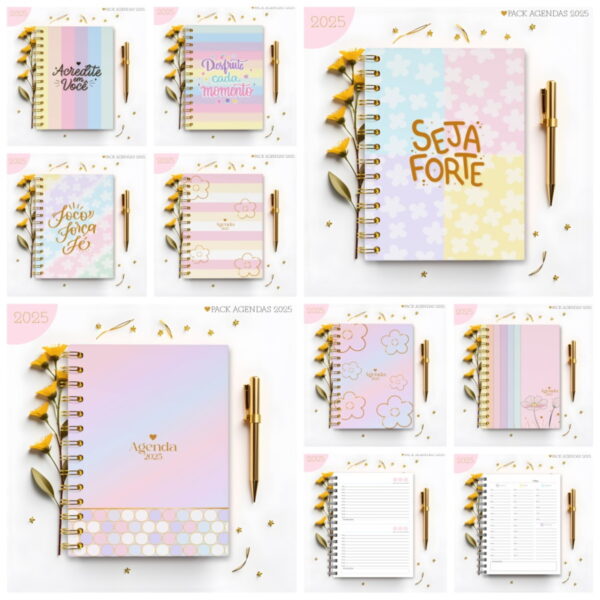 Pack Agendas Feminina 2025