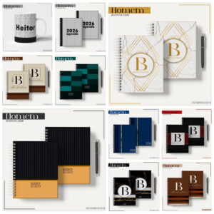 Pack Agendas Masculinas 2026 - Arquivo Digital 6 Pack Agendas Masculinas 2026 - Arquivo Digital