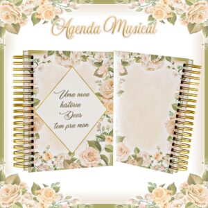 pack agendas temas musicais arquivo digital planners