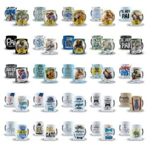 Pack Arquivos Dia dos Pais Caneca Camisa Almofadas Completo 17 Pack Arquivos Dia dos Pais Caneca Camisa Almofadas Completo