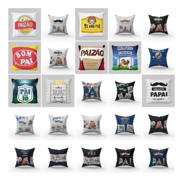 Pack Arquivos Dia dos Pais Caneca Camisa Almofadas Completo