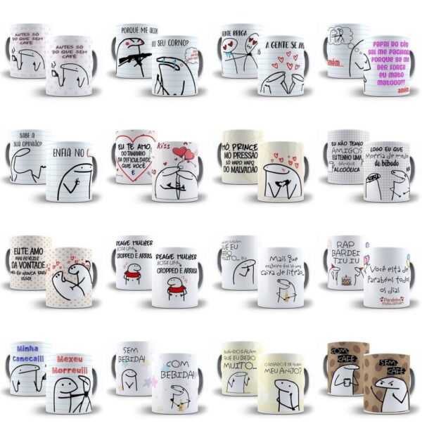 Pack Artes Caneca Bento Flork Memes 90 Arquivos Cdr E Png