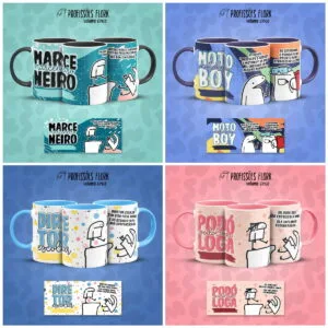 Pack Artes Caneca Bento Flork Profissões Memes Arquivos V5 2 Pack Artes Caneca Bento Flork Profissões Memes Arquivos V5