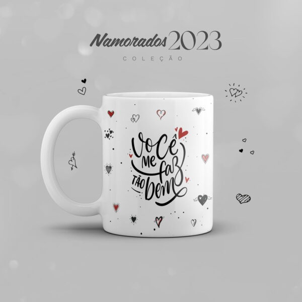 Pack Artes Caneca Dia dos Namorados 2023 + Frases Lettering