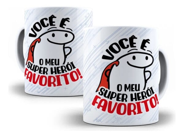 Pack Artes Caneca Super Pai Flork Pdf Editável Em Corel Draw