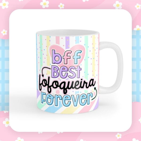 Pack Artes Canecas Dia do Amigo Amizade Sublimação Fofa Cute