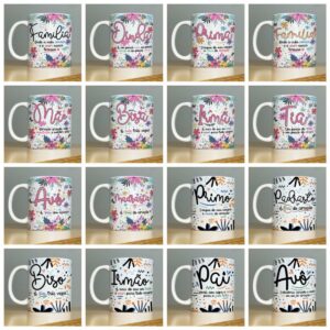 Pack Artes Canecas Família
