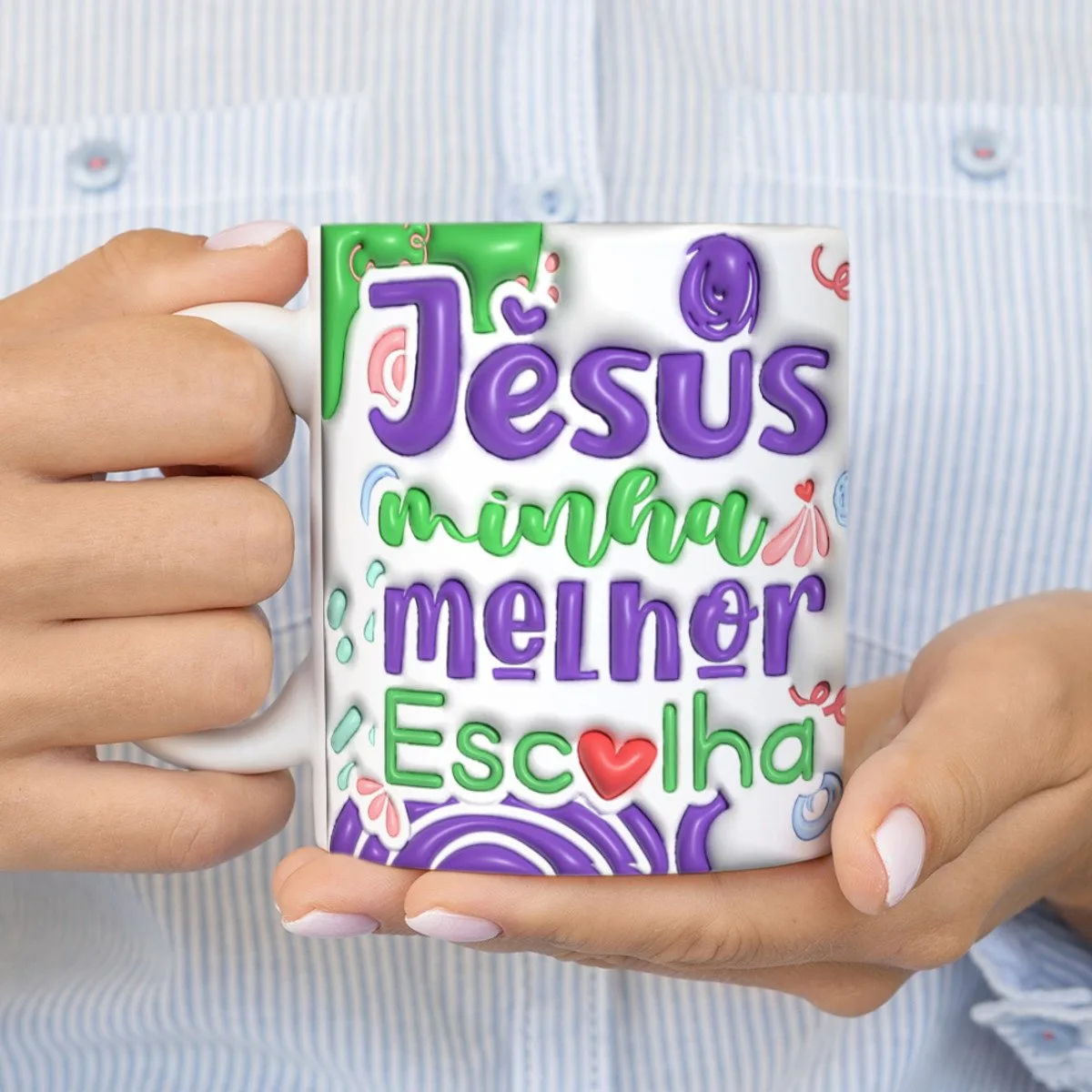 Pack Artes Canecas Frases Cristã 2