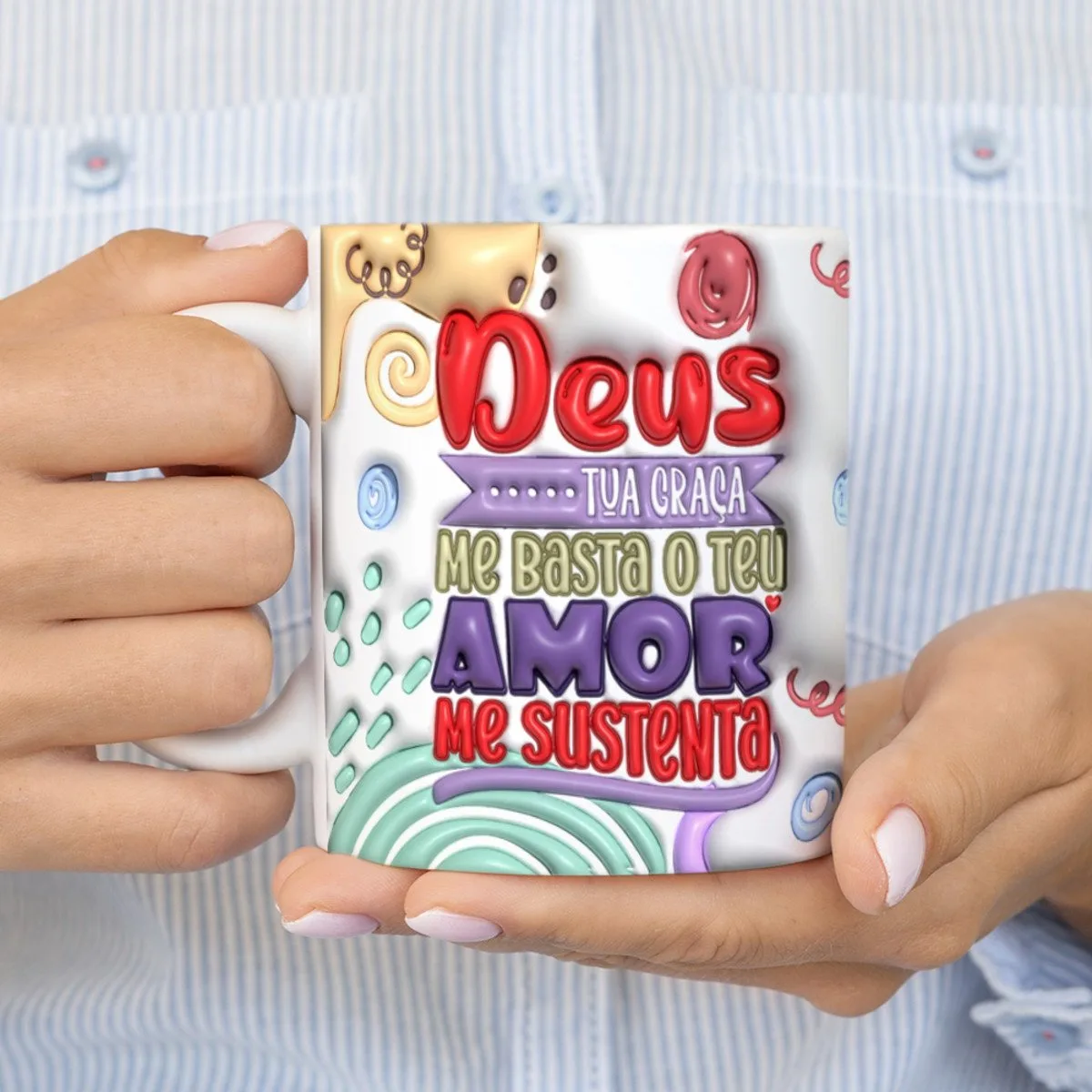 Pack Artes Canecas Frases Cristã 2