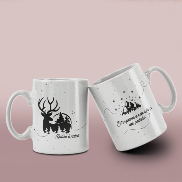 Pack Artes Canecas Natal Minimalista