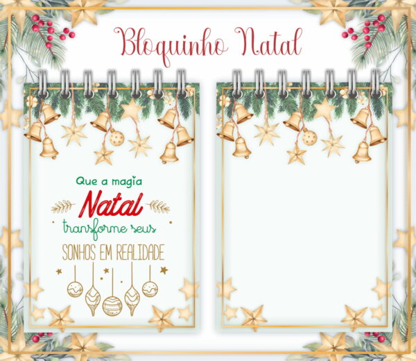 Pack Bloquinhos de Anotações Natal