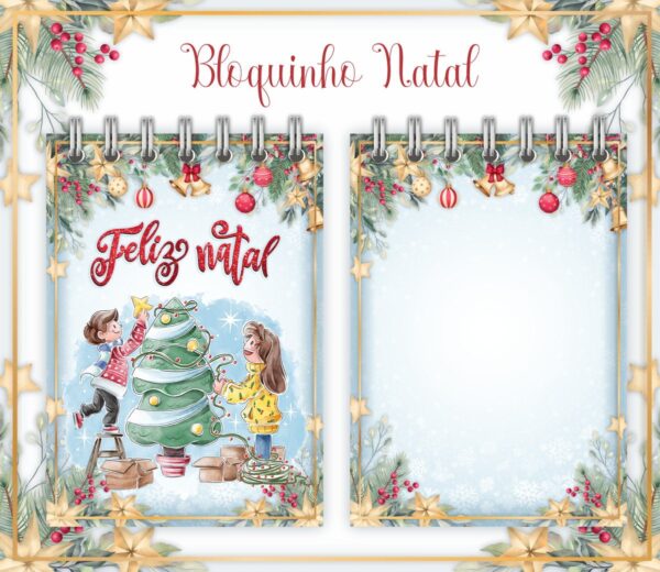 Pack Bloquinhos de Anotações Natal