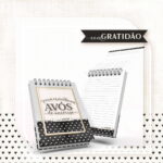 Pack Bloquinhos Dia dos Avós - Arquivo Digital 33 Caderno artístico para avós com design moderno e elegante