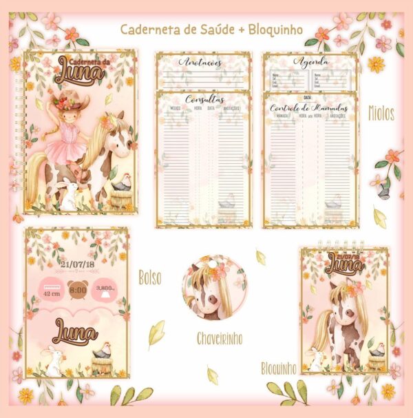 Pack Cadernetas de Saúde + Bloquinhos