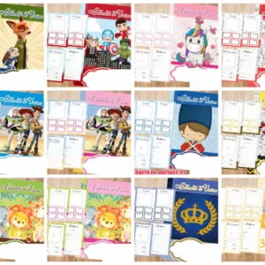 Pack Cadernetas Vacinas Menina e Menino 4 Pack Cadernetas Vacinas Menina e Menino