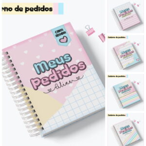 Pack Caderno Meus Pedidos - Arquivo Digital 9 Pack Caderno Meus Pedidos - Arquivo Digital