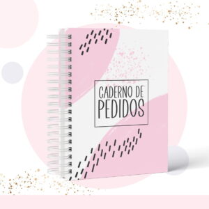 Pack Cadernos de Pedidos Femininos - Arquivo Digital