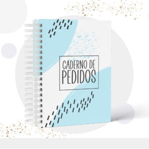 Pack Cadernos de Pedidos Masculino - Arquivo Digital
