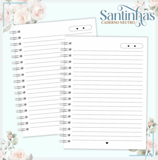 Pack Cadernos Santinhas