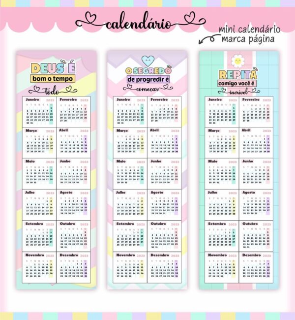 Pack Calendários 2023