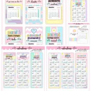 Pack Calendários 2023 21 Pack Calendários 2023