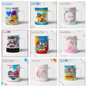 Pack Canecas Infantil/Adolescente - Arquivo Digital