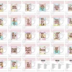 Pack Canecas Profissões
