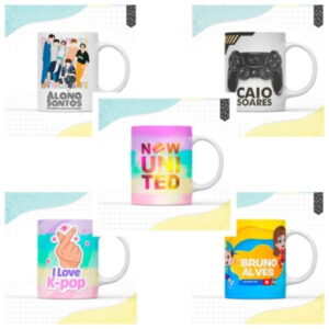 Pack Canecas Volta Aulas 2021 - Arquivo Digital