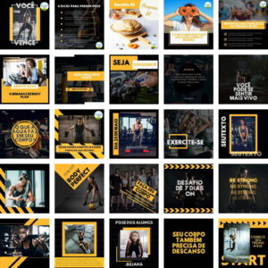 Pack Canva Academia 2.0 Template Canva 25 Artes + Bônus