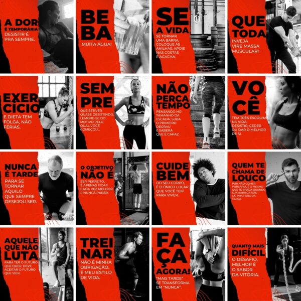 Pack Canva Academia Personal Trainer Template Canva 200 Artes + Legendas
