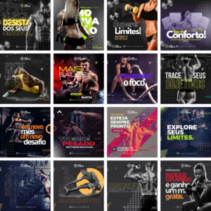 Pack Canva Academia Template Canva 16 Artes + Bônus